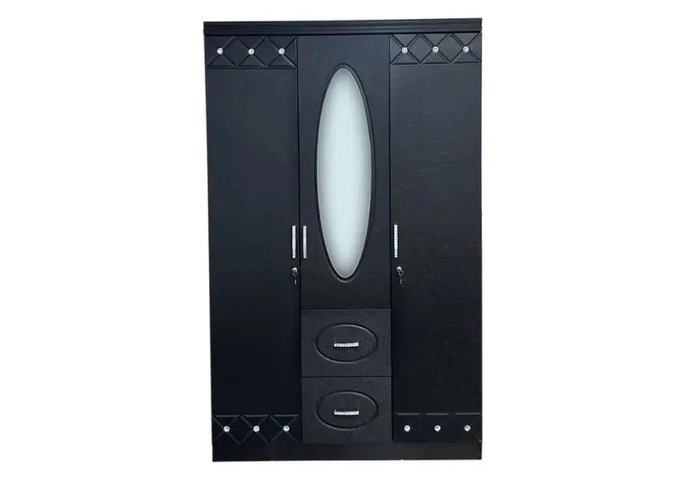 Armoire 3 portes avec miroir Swedzo-Meuble
