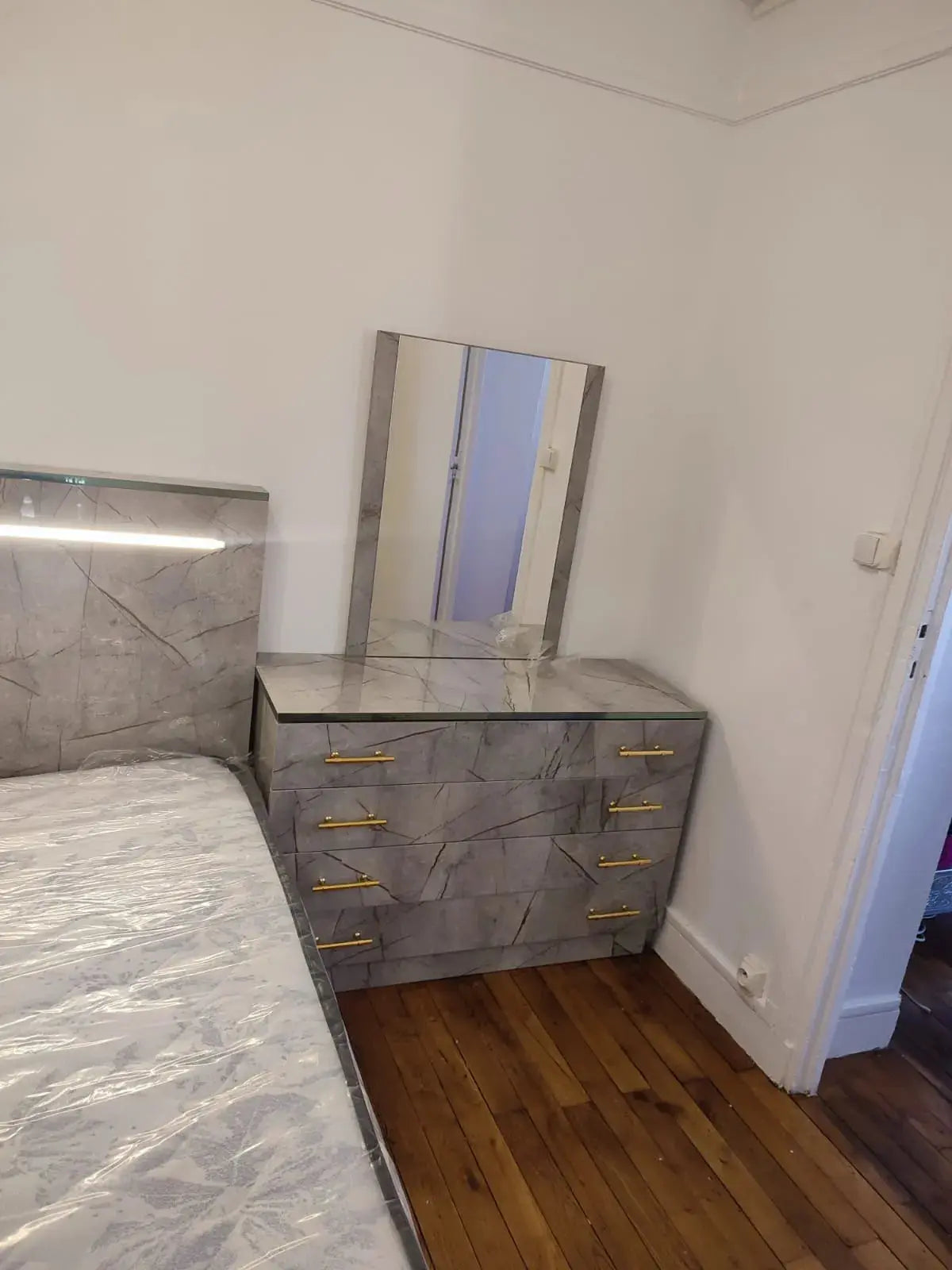 Chambre Complete Alice Avec Sommier Swedzo-Meuble