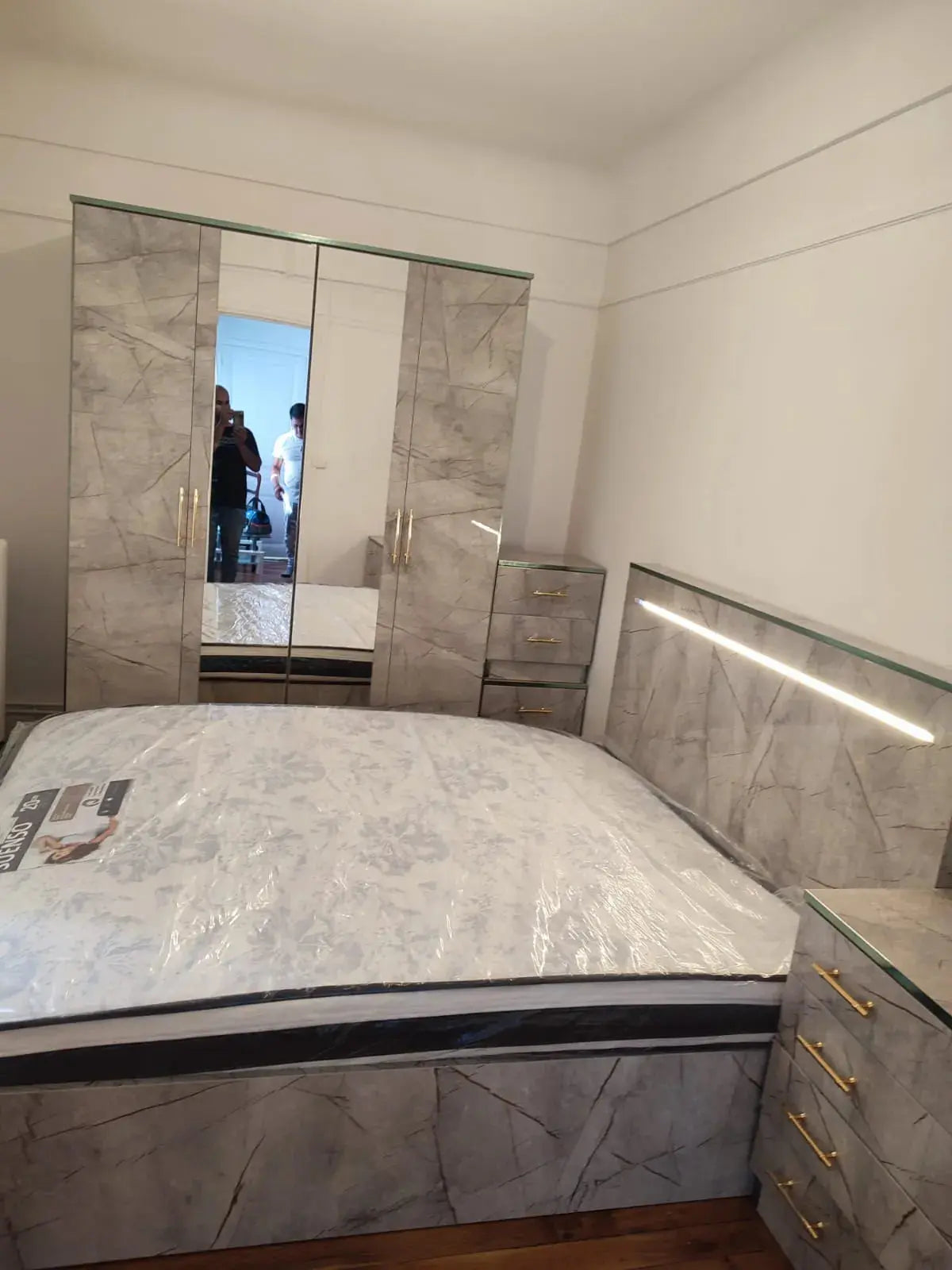 Chambre Complete Alice Avec Sommier Swedzo-Meuble