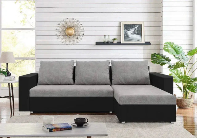 Canapé d’angle convertible avec Coffre et accoudoir fixe
— canapés et fauteuils, canapé d’angle, canapé convertible, canapé 3 places, fauteuil design, canapé moderne, salon séjour