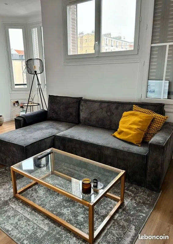 lit paris canape D angle Swedzo-Meuble