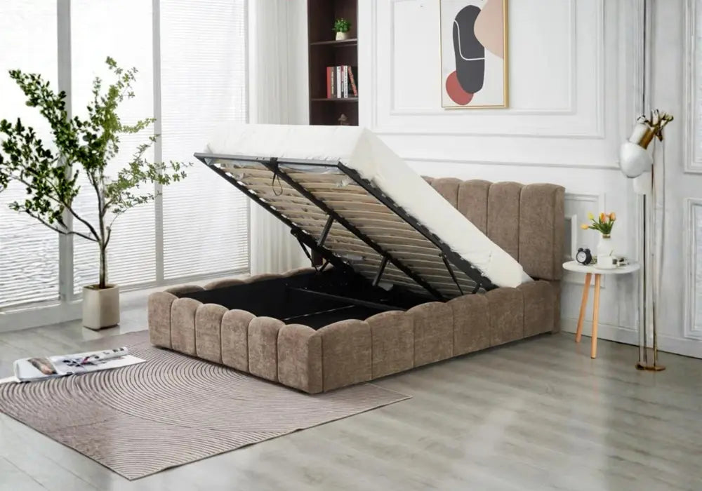 Lit coffre moon Swedzo-Meuble