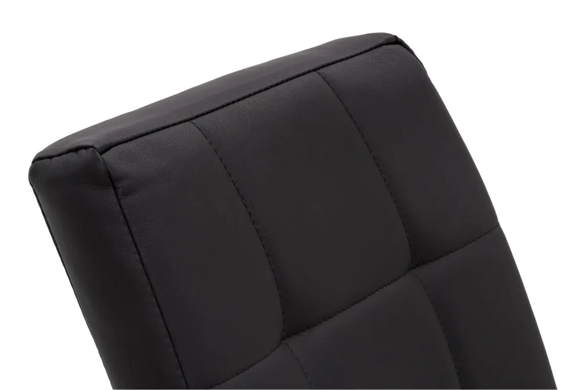 Table ronde chromé 4 ou 6 chaises noir RETRO