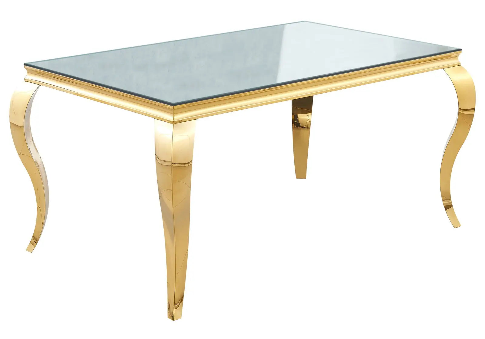 Table à manger dorée miroir NEO Swedzo-Meuble
