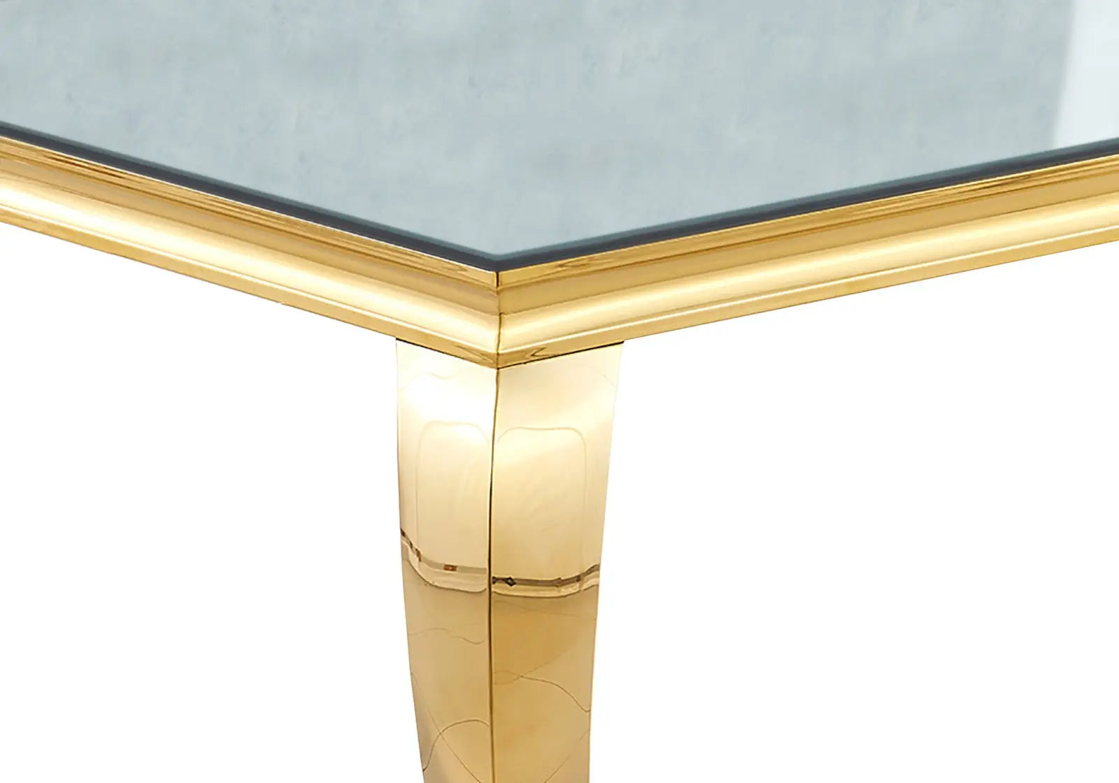 Table à manger dorée miroir NEO Swedzo-Meuble
