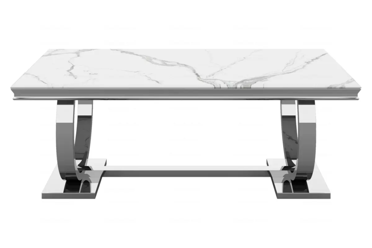 Table é manger marbre blanc BOBO