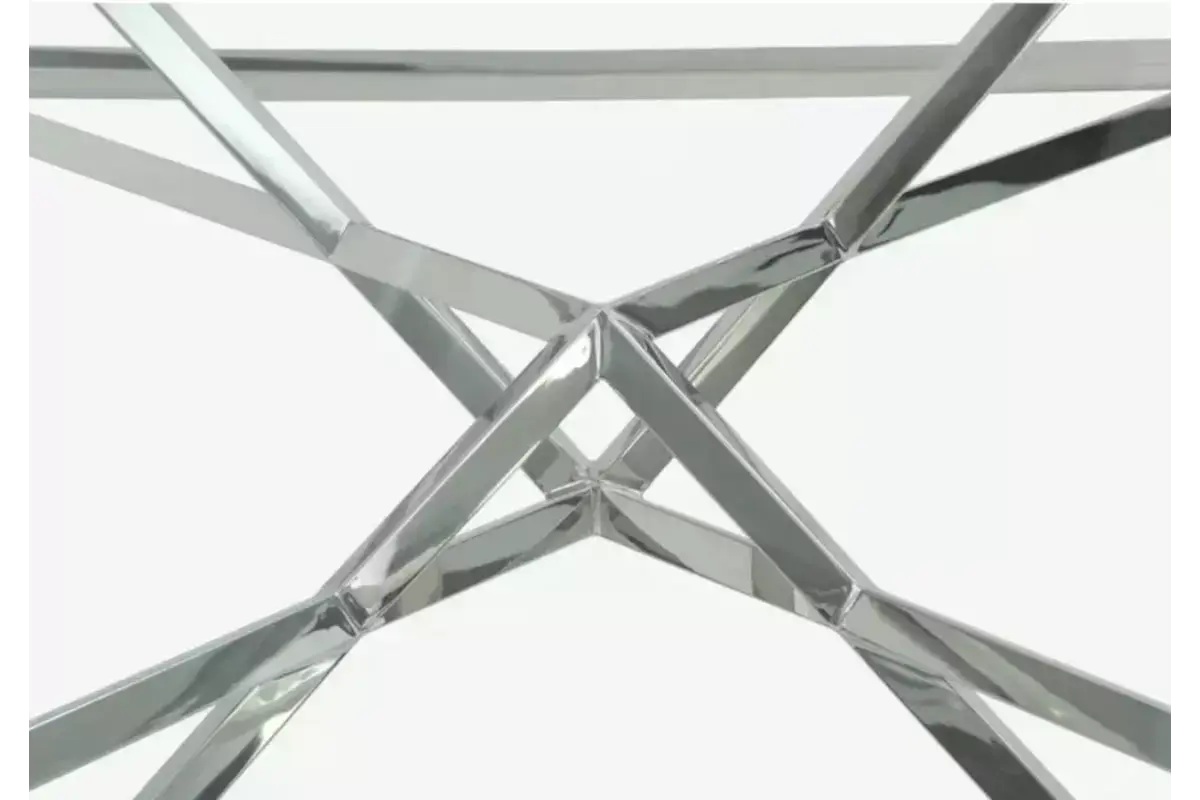 Table basse design argenté LUXOR Swedzo-Meuble