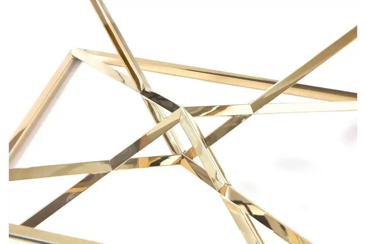 Table basse design doré LUXOR Swedzo-Meuble