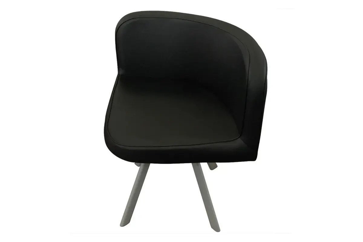 Table manger 4 chaises noir SPACE Swedzo-Meuble