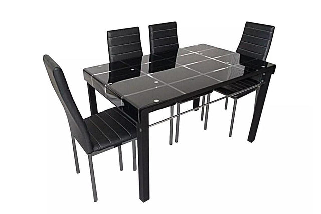 Table repas et chaises noires TAO
— table et chaises, ensemble table et chaises, table à manger avec chaises, table et chaises pas cher, table en bois avec chaises, ensemble salle à manger, table et chaises modernes, table et chaises 6 personnes, table et chaises design