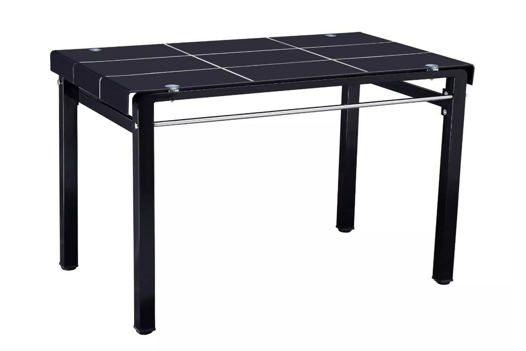 Table repas et chaises noires TAO