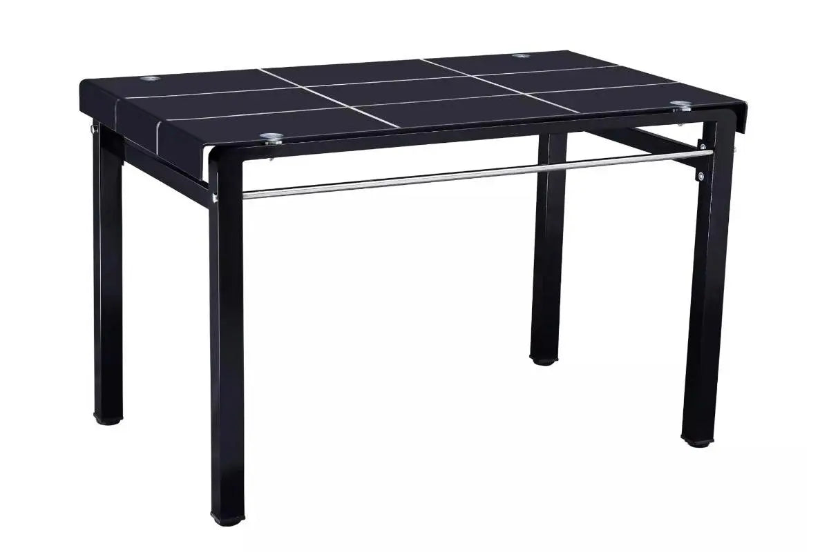 Table repas et chaises noires TAO Swedzo-Meuble