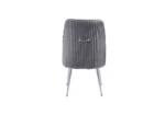 4 Chaises Luxury Velours Pieds Chrome - Image 3