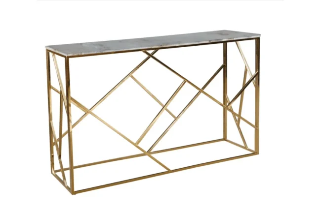 Console Geomag Pieds Gold 120x40x78 CM