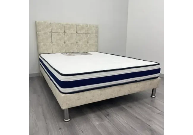 Lit Turc Beige avec tête de lit 160×200