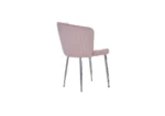 Lot De 4 Chaises Diana Chrome Velours