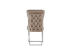Lot De 4 Chaises Gabrielle Chrome Velours
