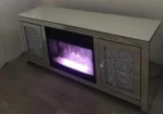 Meuble Tv Cheminee Hilary 150x41x61 CM