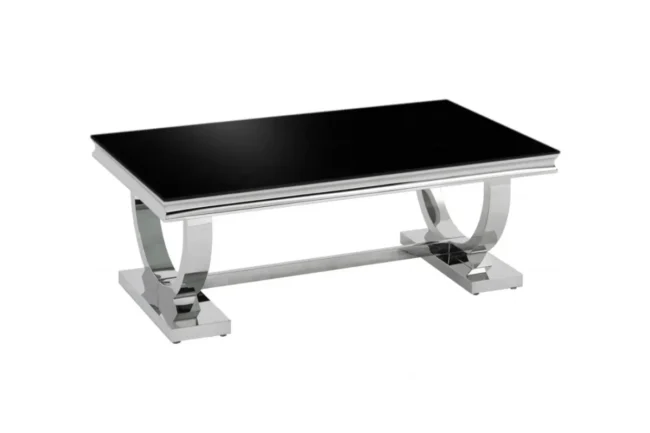 Table Basse Omega Pieds Chrome 120×70 CM