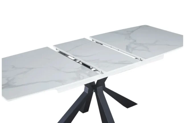 Table Extensible Bianca Pieds Noir