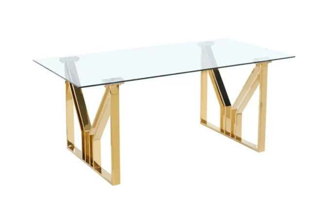 Table Repas Igrec Transparent 180x90x75 CM