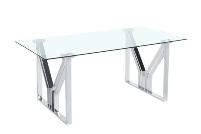 Table Repas Igrec Transparent 180x90x75 CM