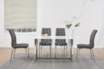 Table Repas Portfolio Marbre Blanc 180x90CM