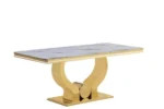 Table a Manager Trofy Gold Blanc - Image 3