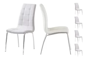 Table repas et chaises blanches DESIGN - Image 2