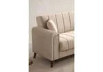 Canapé Nova Velours Beige - Image 5